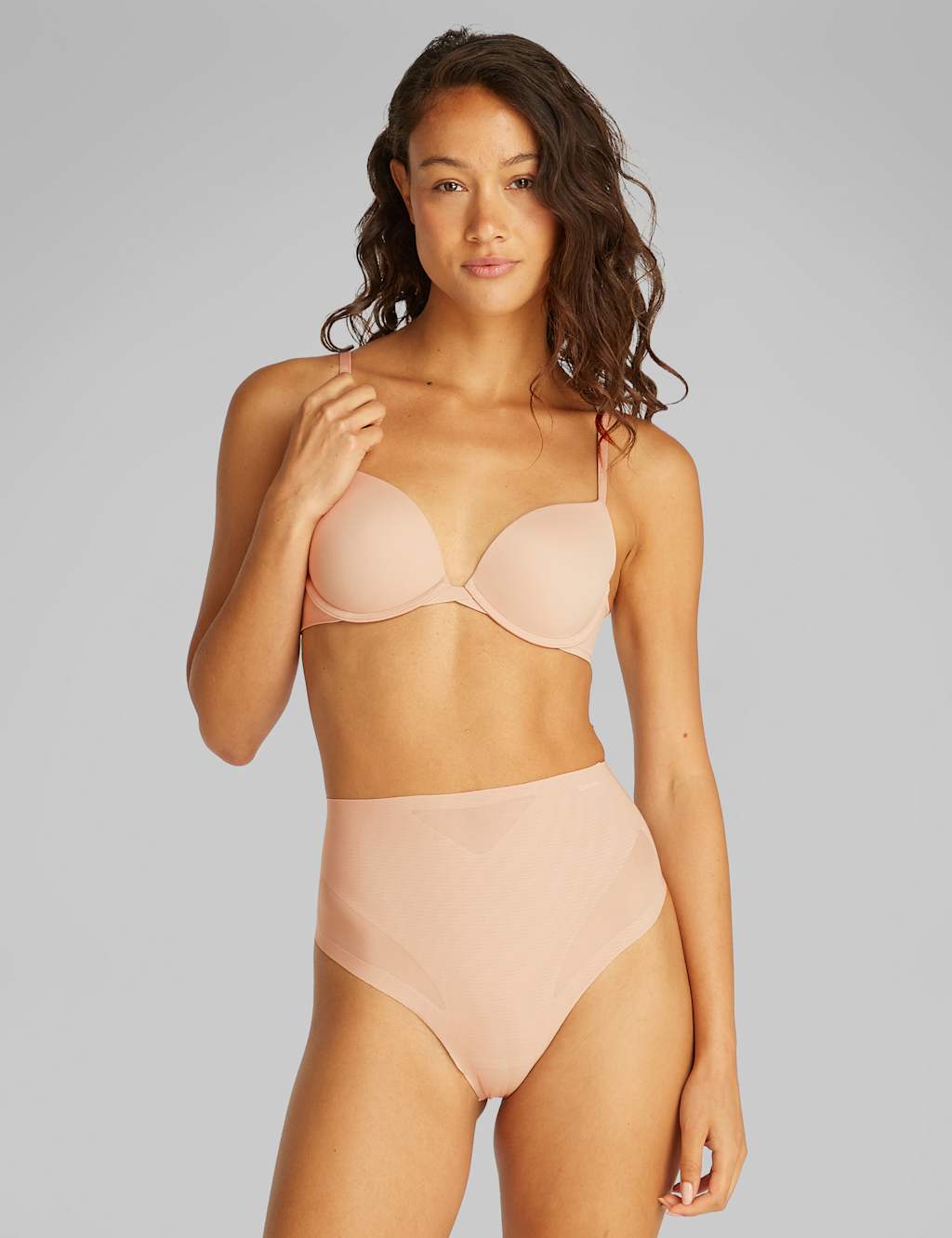 Stay Put Mesh Sculpted Medium Control Thong 3 of 5