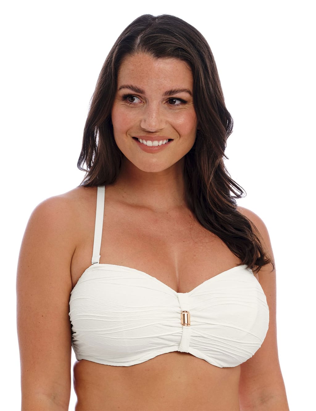 Beach Waves Wired Padded Bandeau Bikini Top 4 of 9