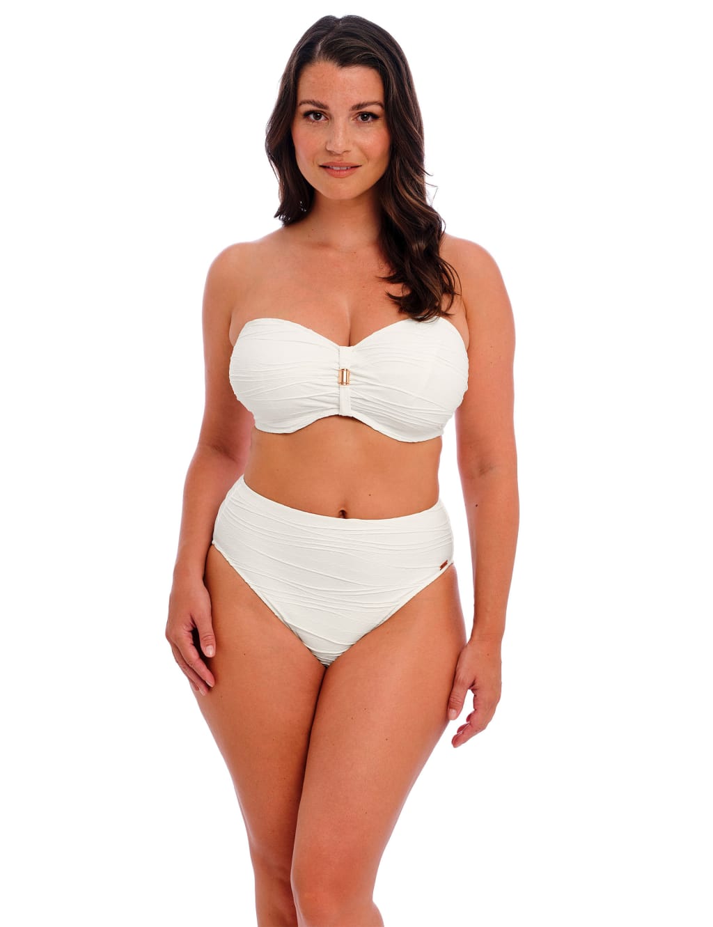 White padded bandeau bikini top online