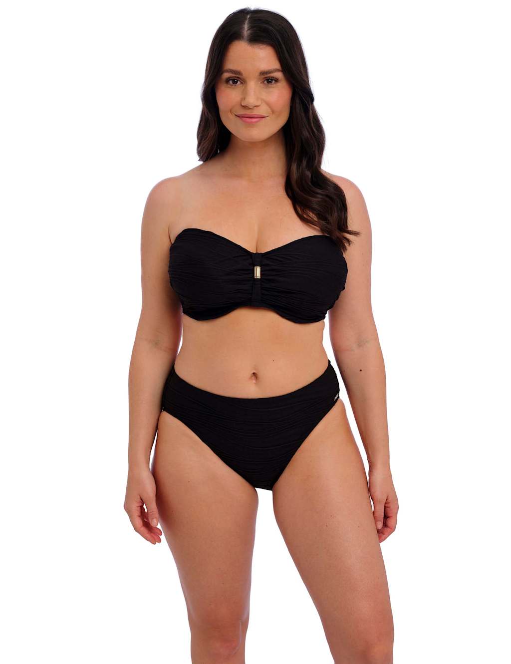 Beach Waves Textured High Leg Bikini Bottoms 4 of 6