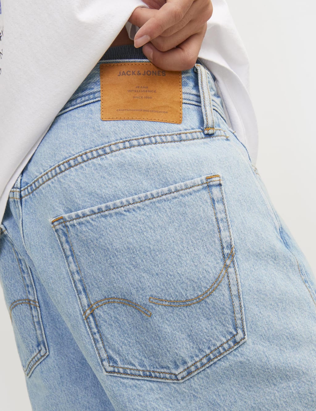 Cotton Rich Denim Shorts JACK JONES M S