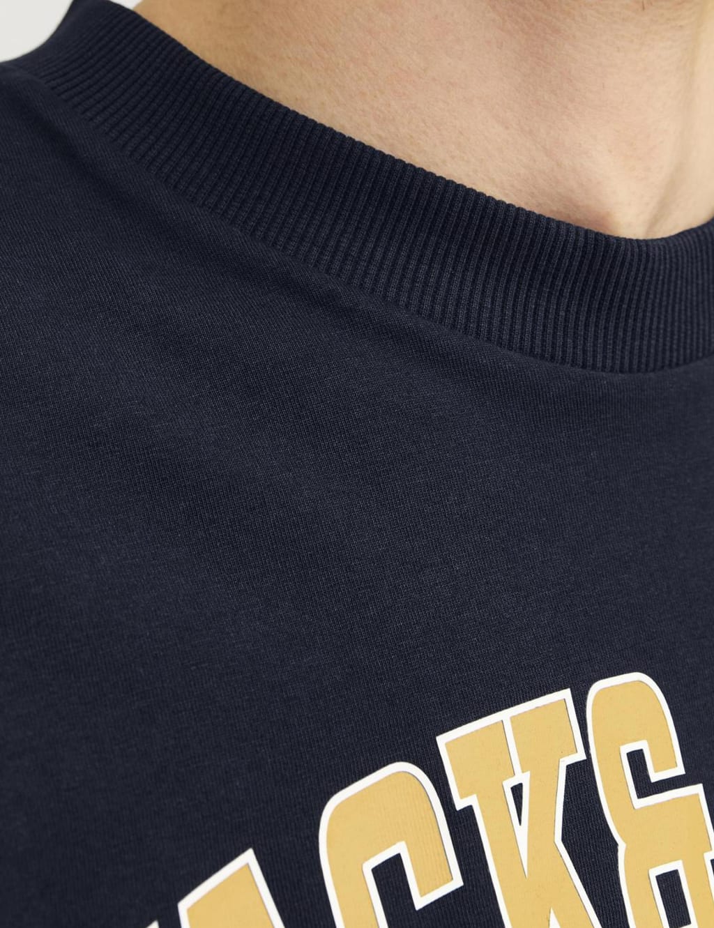 Pure Cotton Logo Graphic Crew Neck T-Shirt 7 of 7