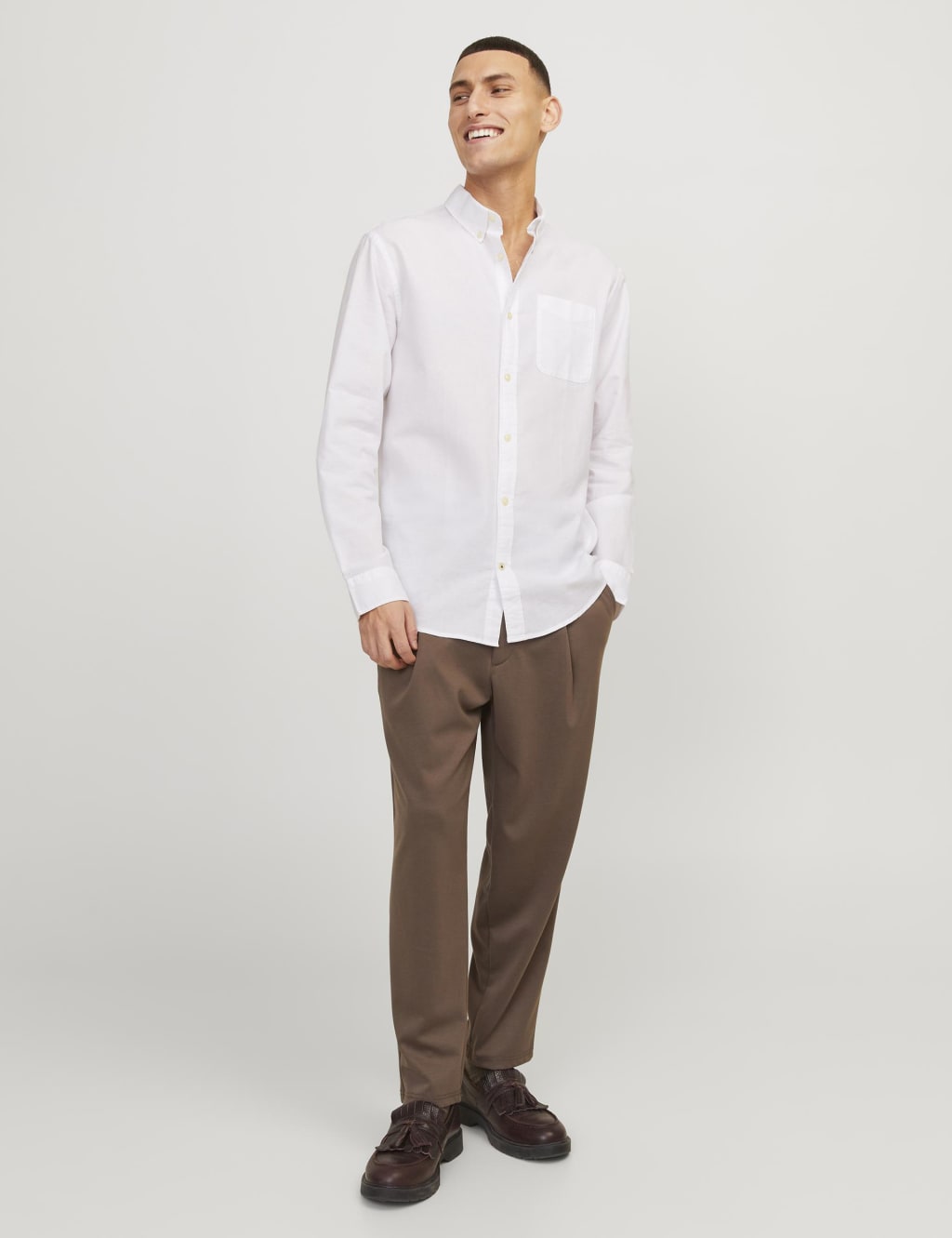 Slim Fit Pure Cotton Oxford Shirt 3 of 7