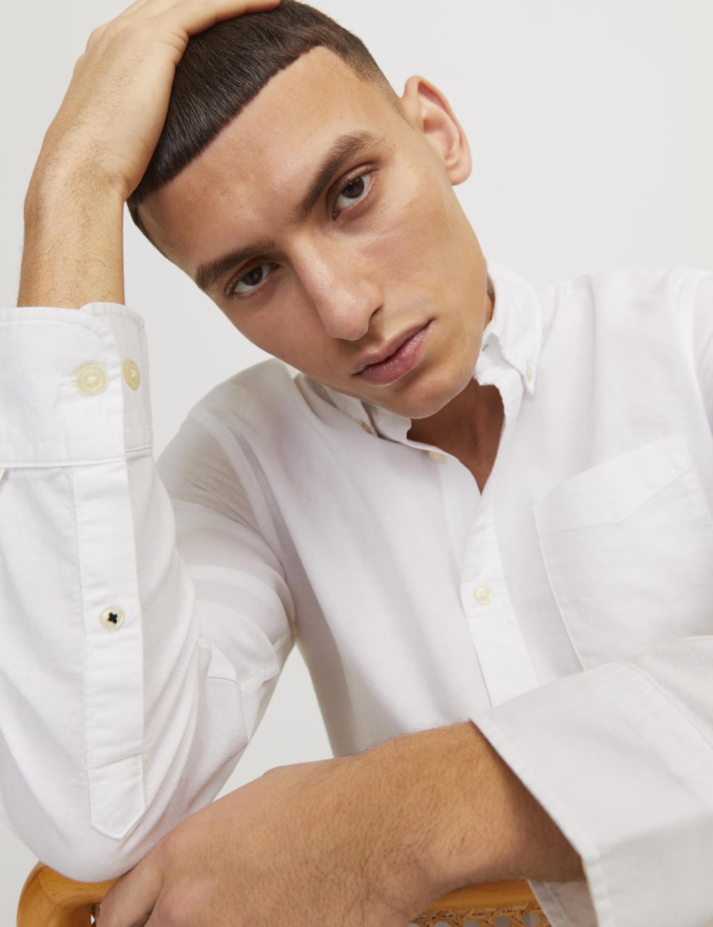 Slim Fit Pure Cotton Oxford Shirt 5 of 7