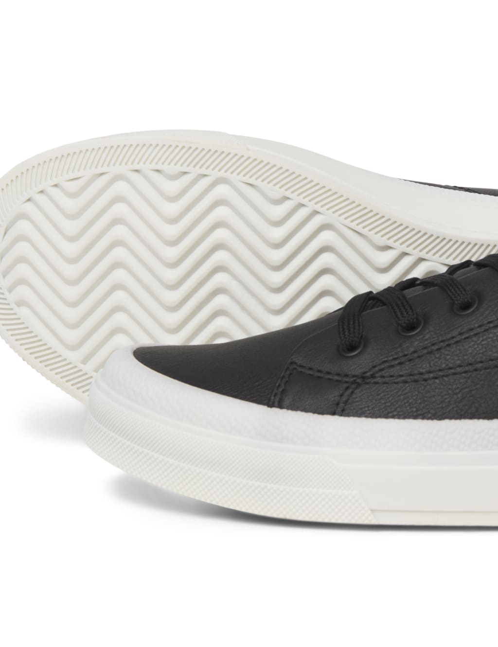 Faux Leather Lace Up Trainers 6 of 8