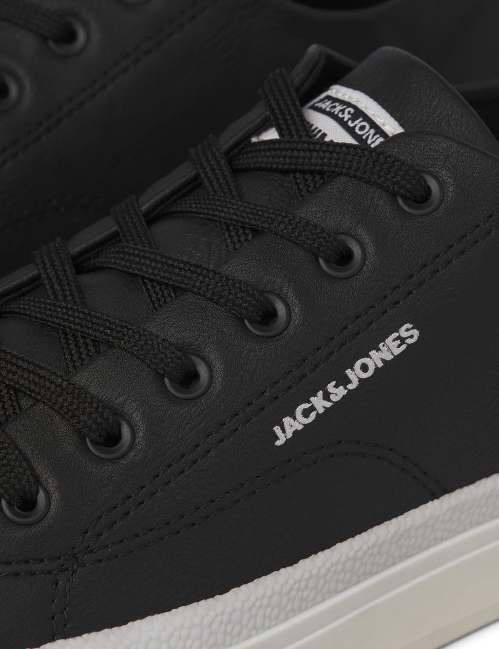 Faux Leather Lace Up Trainers 8 of 8