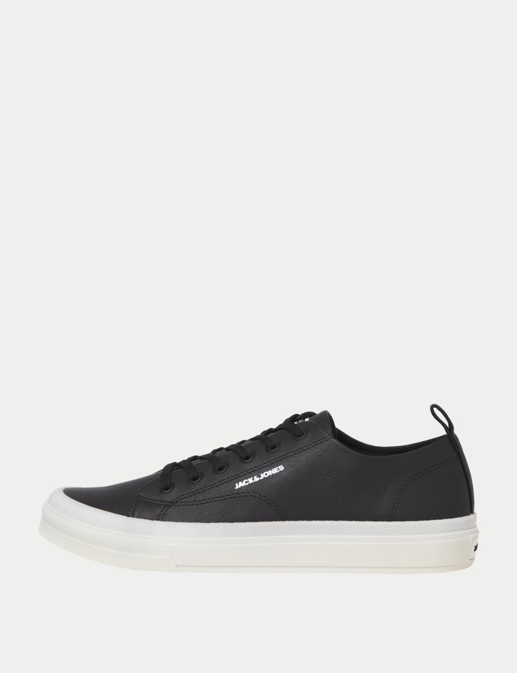 Faux Leather Lace Up Trainers 2 of 8