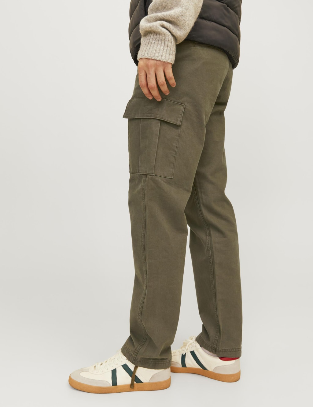 Regular Fit Pure Cotton Cargo Trousers 6 of 7