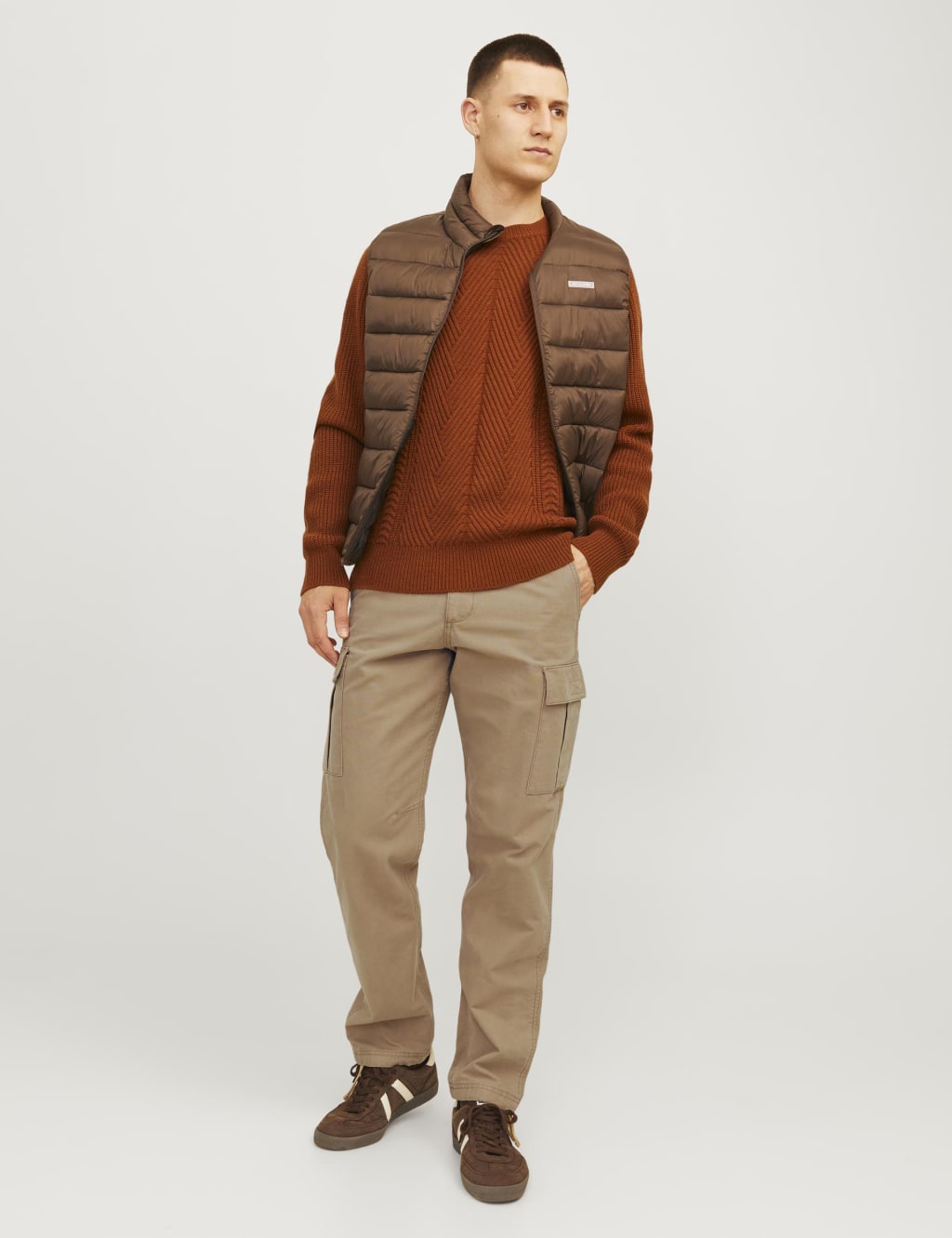 Regular Fit Pure Cotton Cargo Trousers 3 of 7