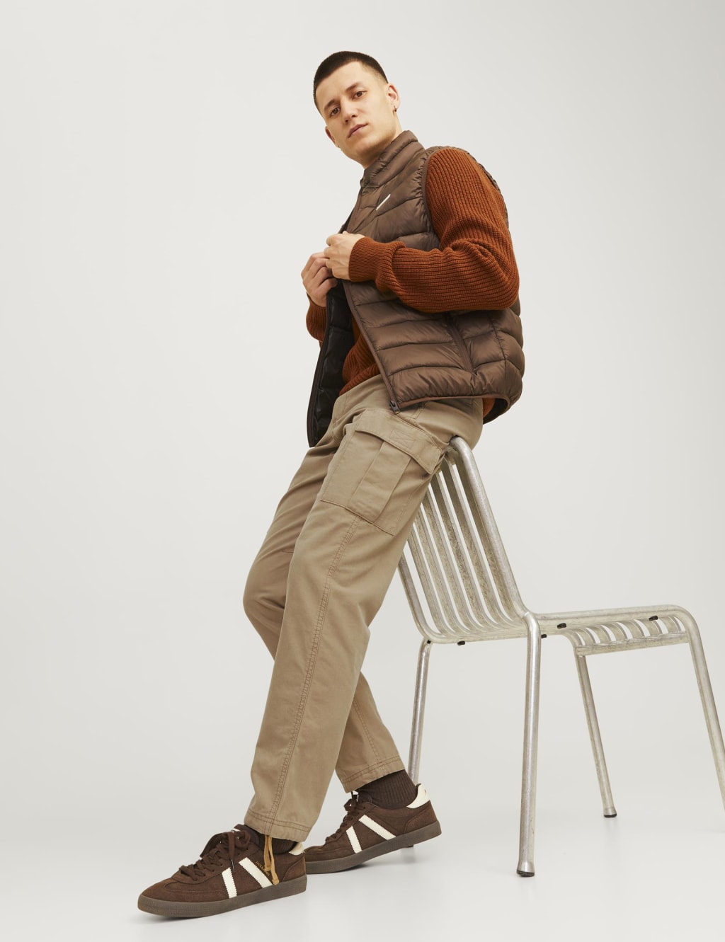 Regular Fit Pure Cotton Cargo Trousers 5 of 7