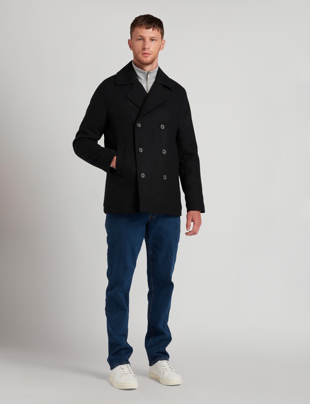 M and s pea coat deals