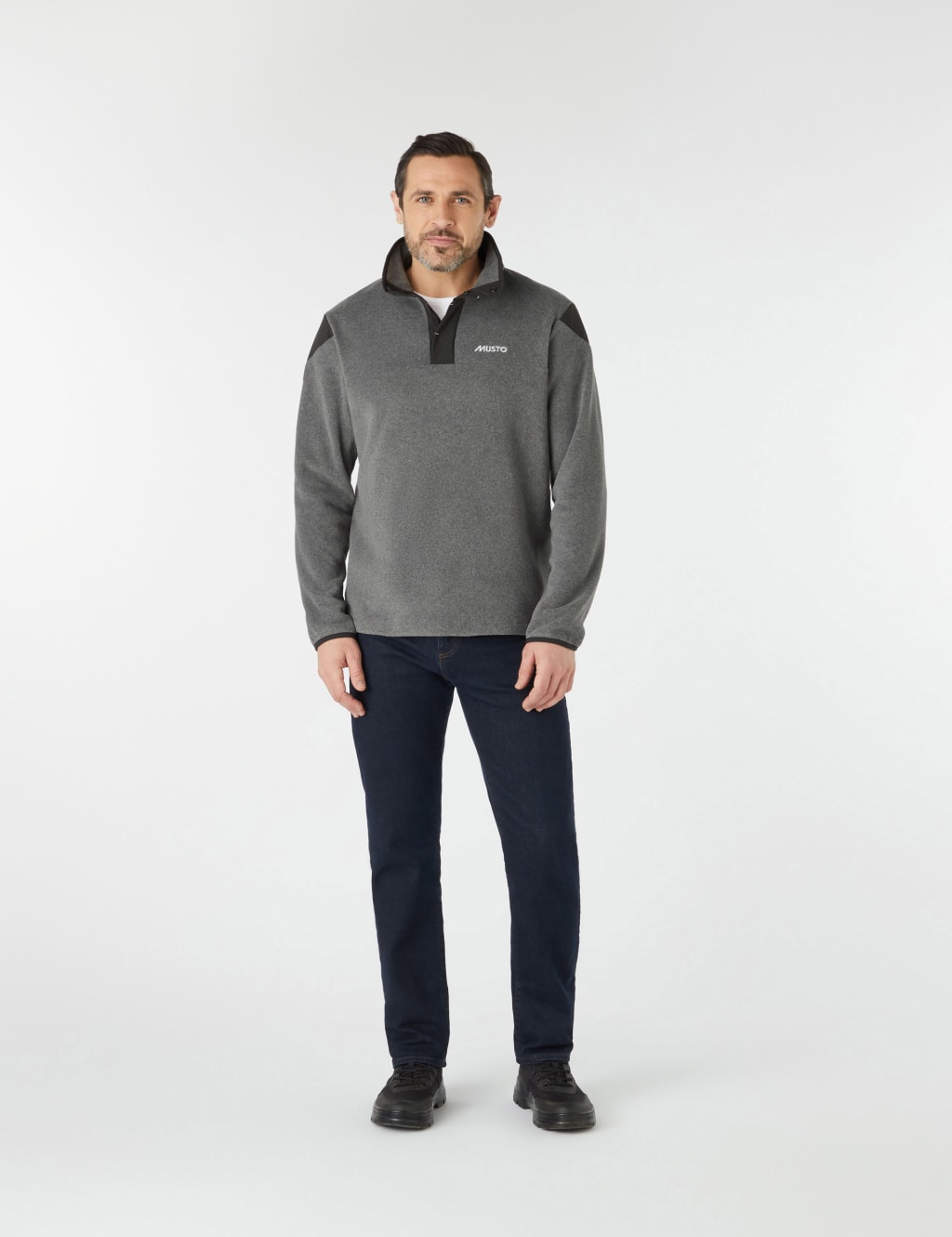 Musto zip neck jumper shop