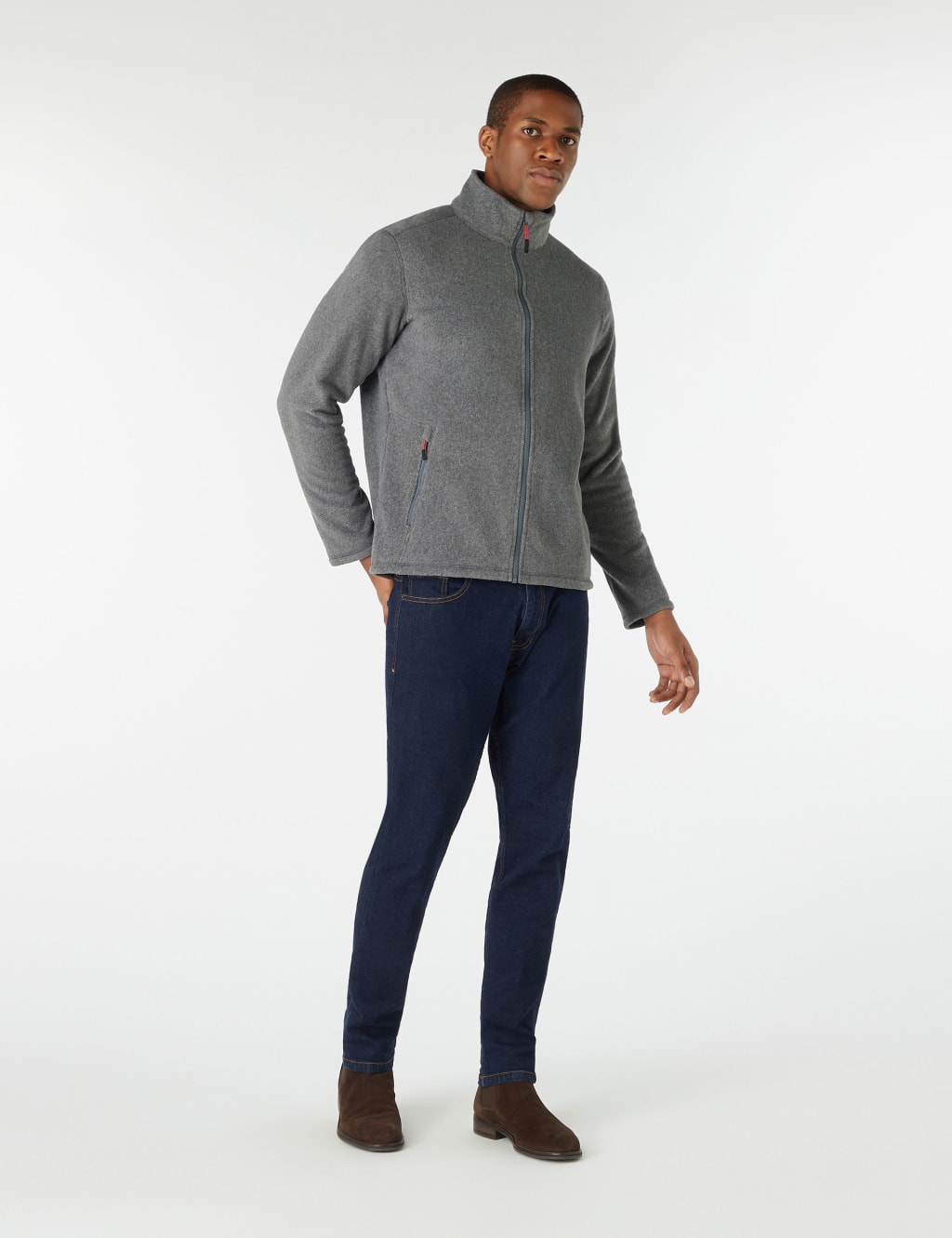 Fleece Zip Up Jacket Musto M S