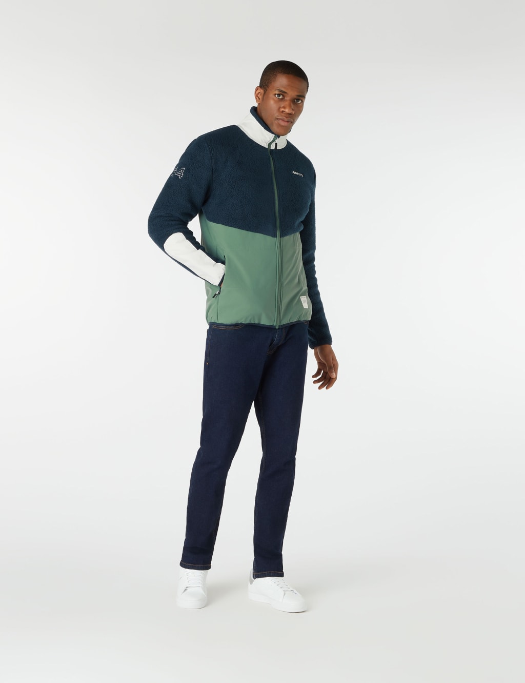 Fleece Colour Block Jacket Musto M S