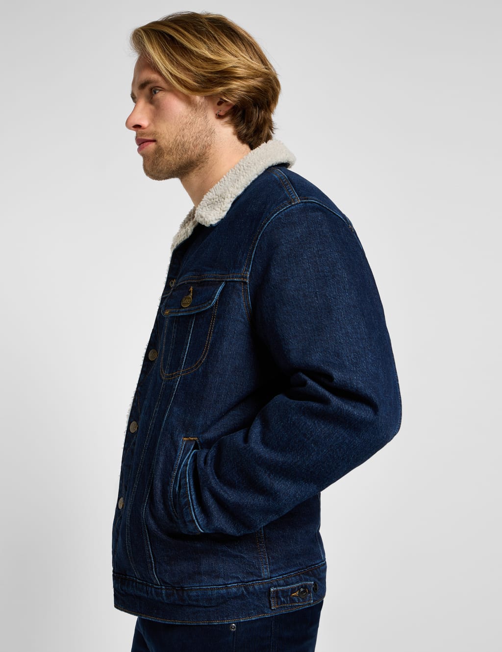 Sherpa Denim Jacket | Lee | M&S