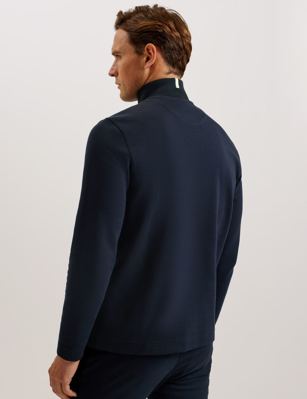 Cotton Rich Half Zip Sweatshirt 2 of 2