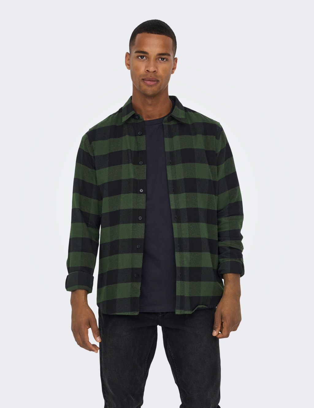 Pure Cotton Check Flannel Shirt 1 of 7