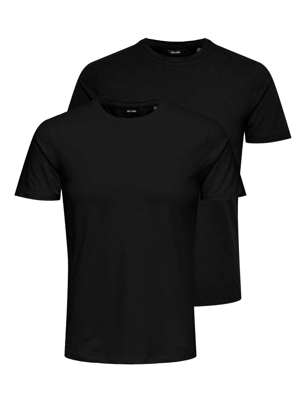 2pk Slim Fit Cotton Rich Crew Neck T-Shirts 1 of 8