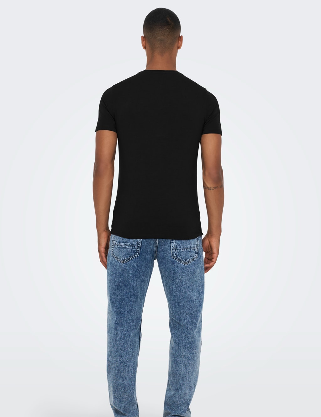 2pk Slim Fit Cotton Rich Crew Neck T-Shirts 4 of 8
