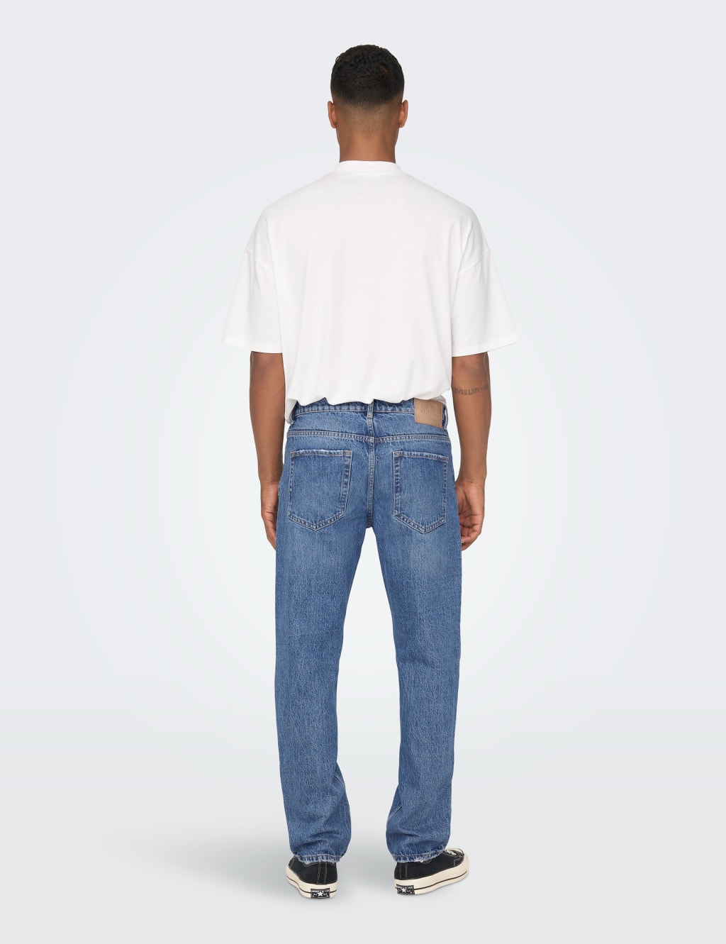 Straight Fit Pure Cotton 5 Pocket Jeans 4 of 7