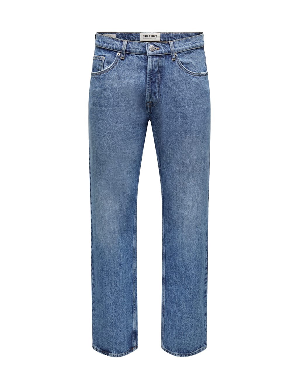 Straight Fit Pure Cotton 5 Pocket Jeans 2 of 7