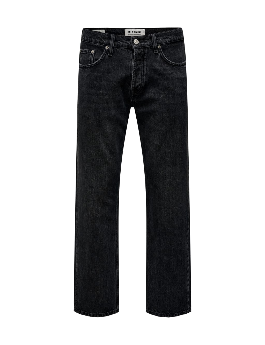 Straight Fit Pure Cotton 5 Pocket Jeans 2 of 7