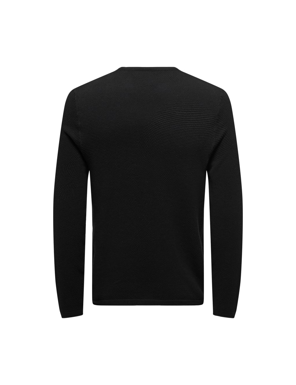 Pure Cotton Textured Crew Neck Jumper ONLY SONS M S