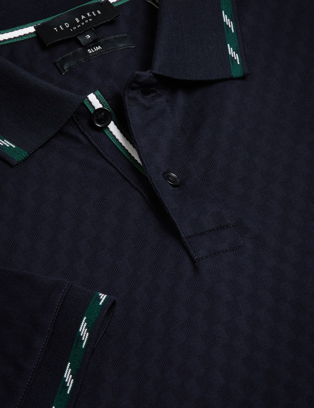 Slim Fit Pure Cotton Tipped Polo Shirt 6 of 6