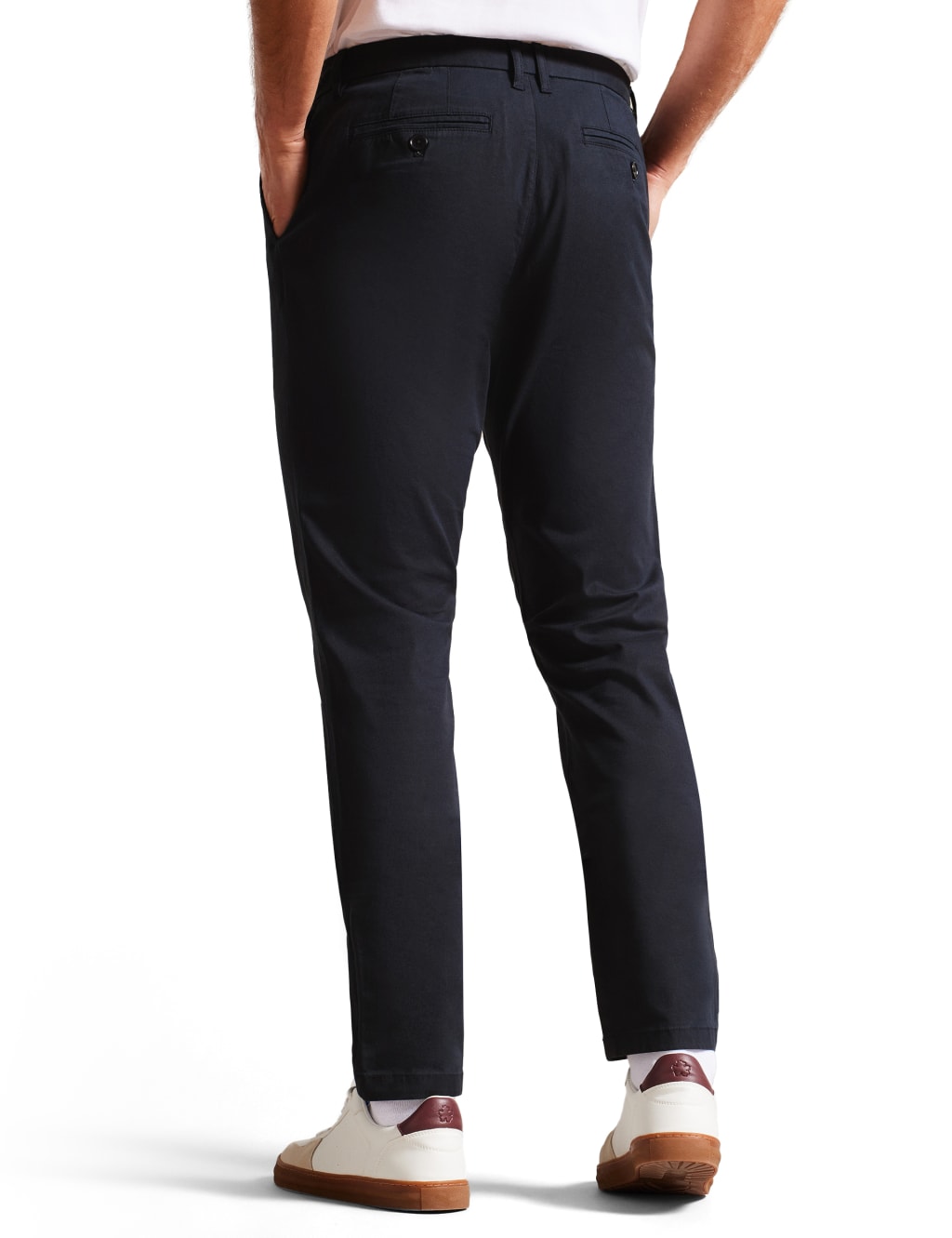 Slim Fit Textured Chinos 3 of 3