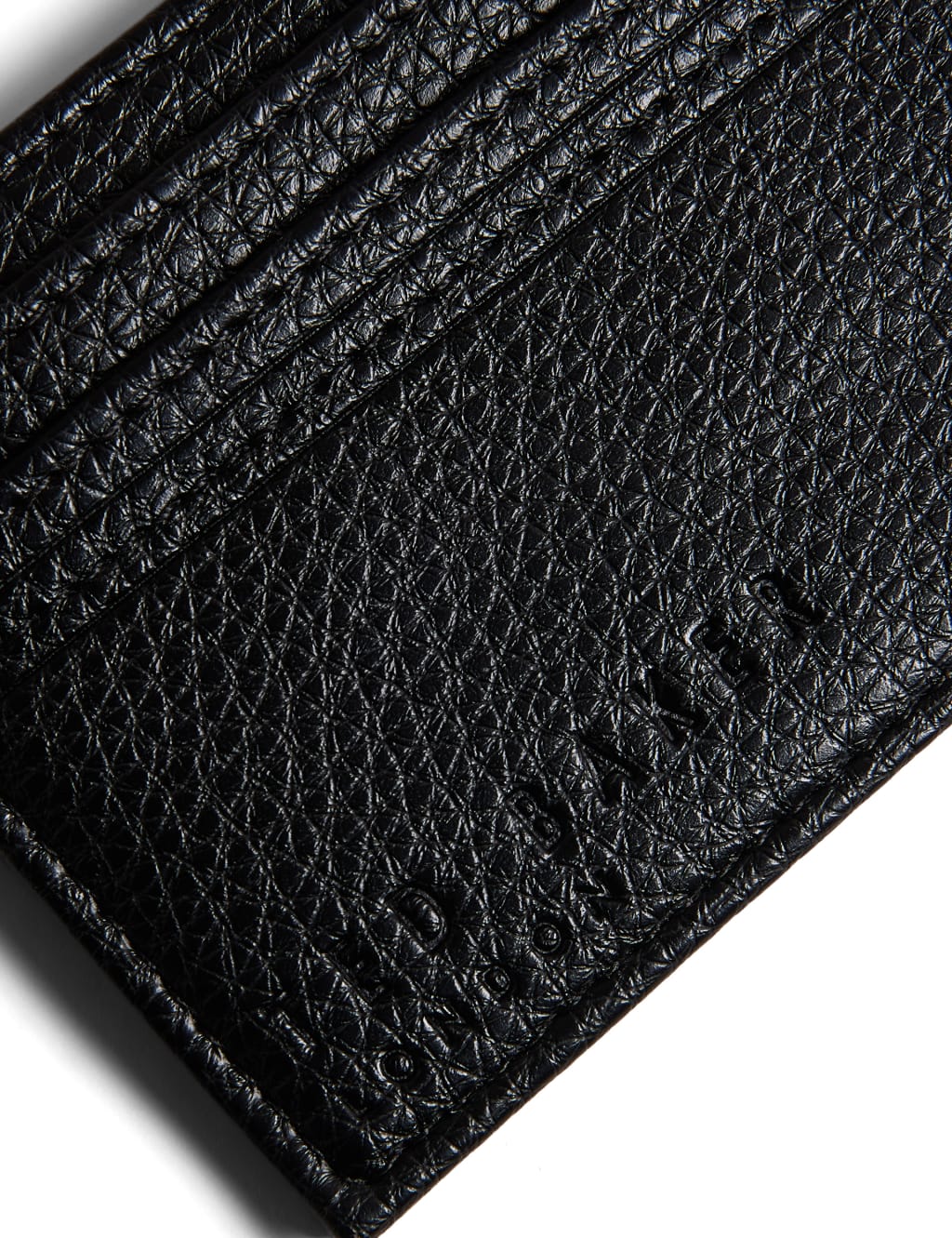 Leather Pebble Grain Card Holder 2 of 3