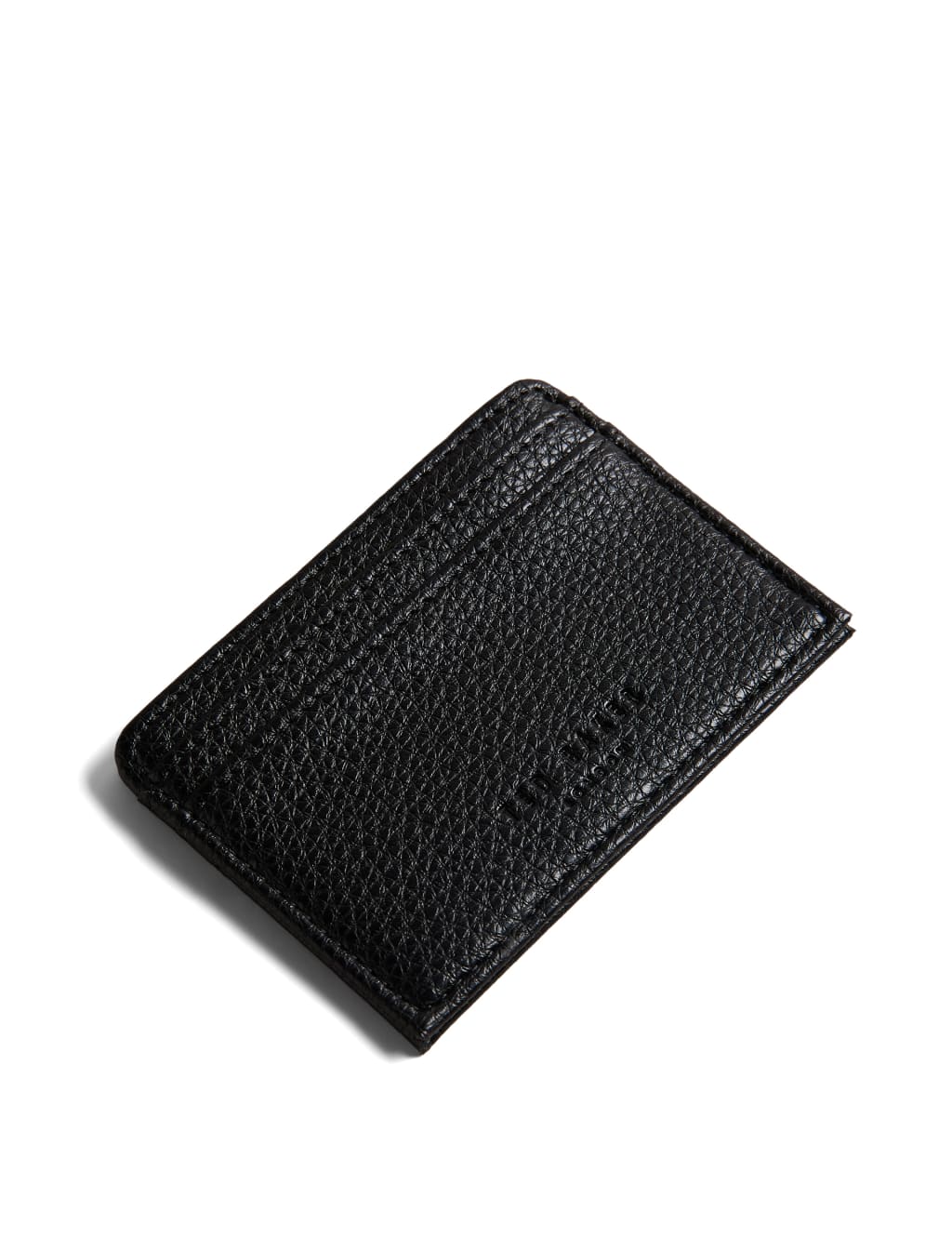 Leather Pebble Grain Card Holder 3 of 3
