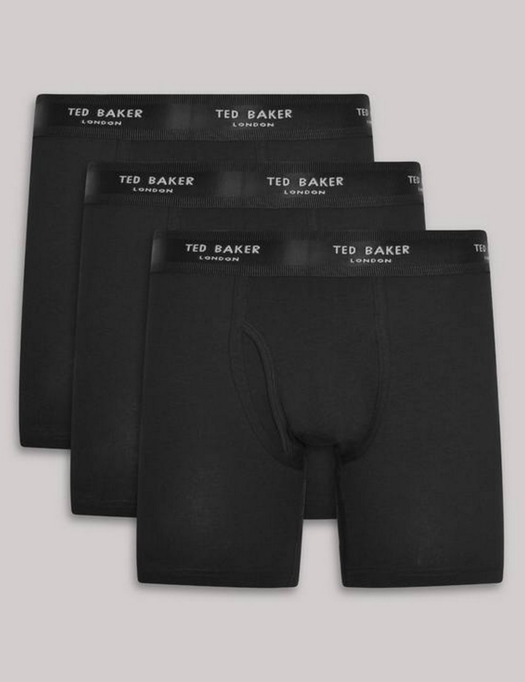3pk Longer Length Cotton Rich Trunks Ted Baker M S