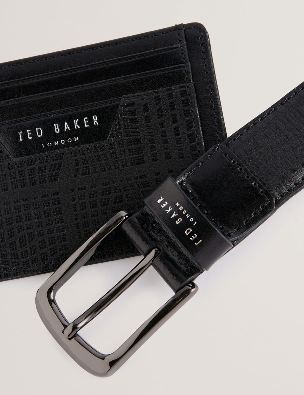 Etwood Leather Belt and Cardholder Set 2 of 2