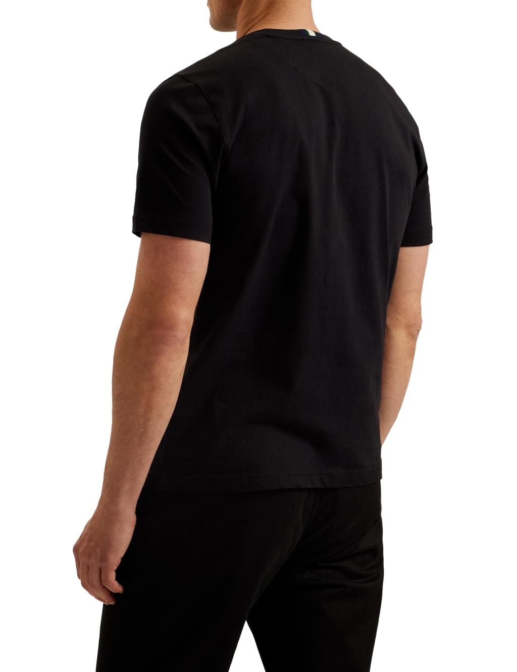 Pure Cotton Crew Neck T-Shirt 4 of 5