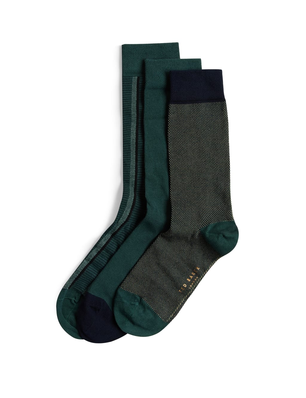 3pk Assorted Cotton Rich Socks 2 of 3