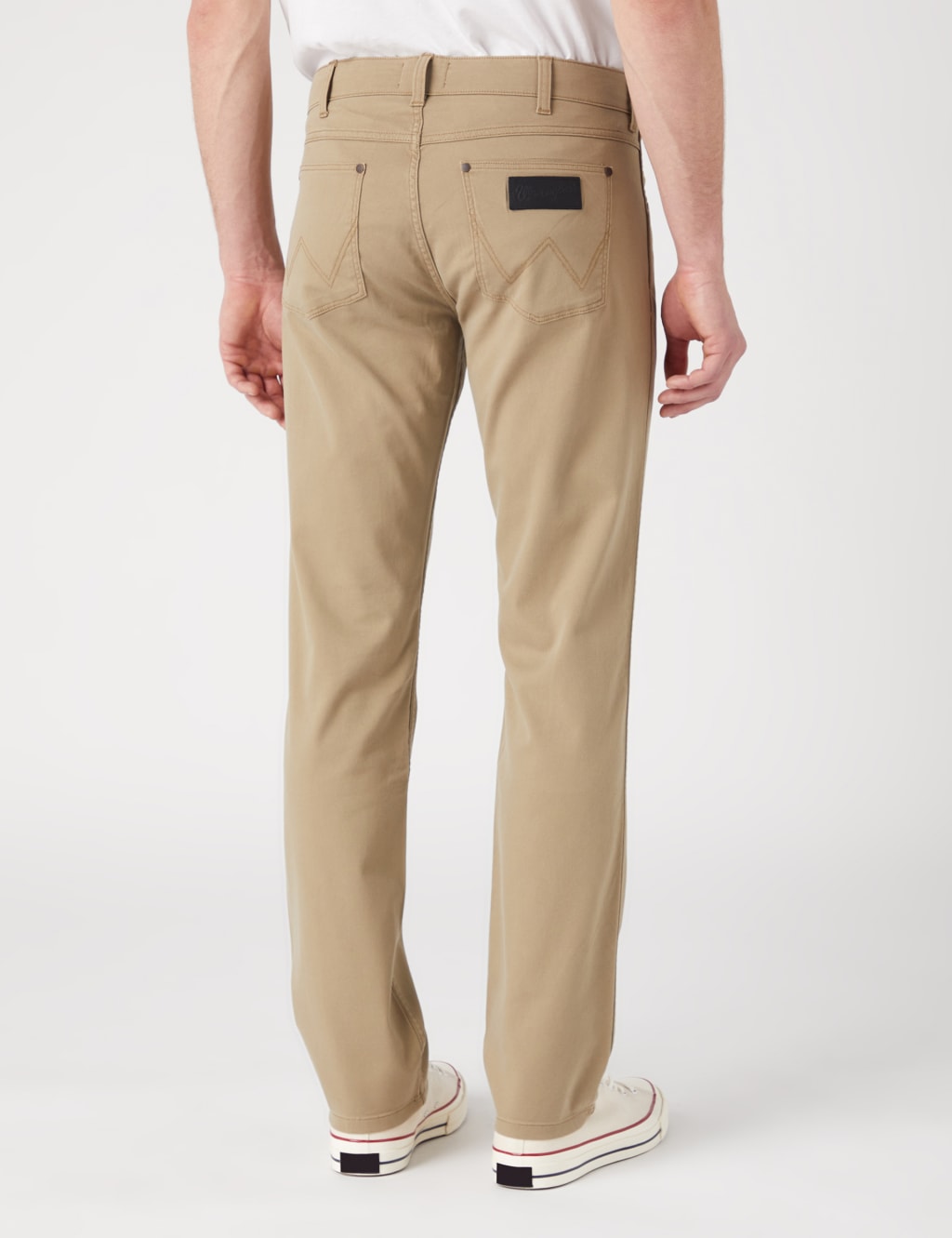 Wrangler men's straight fit five pocket pant discount