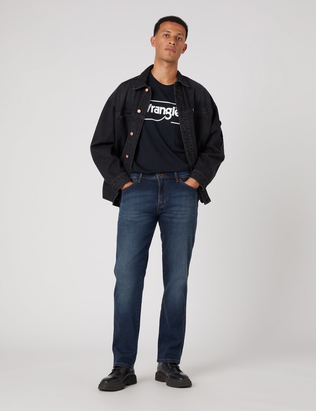 Straight Fit 5 Pocket Jeans 3 of 5