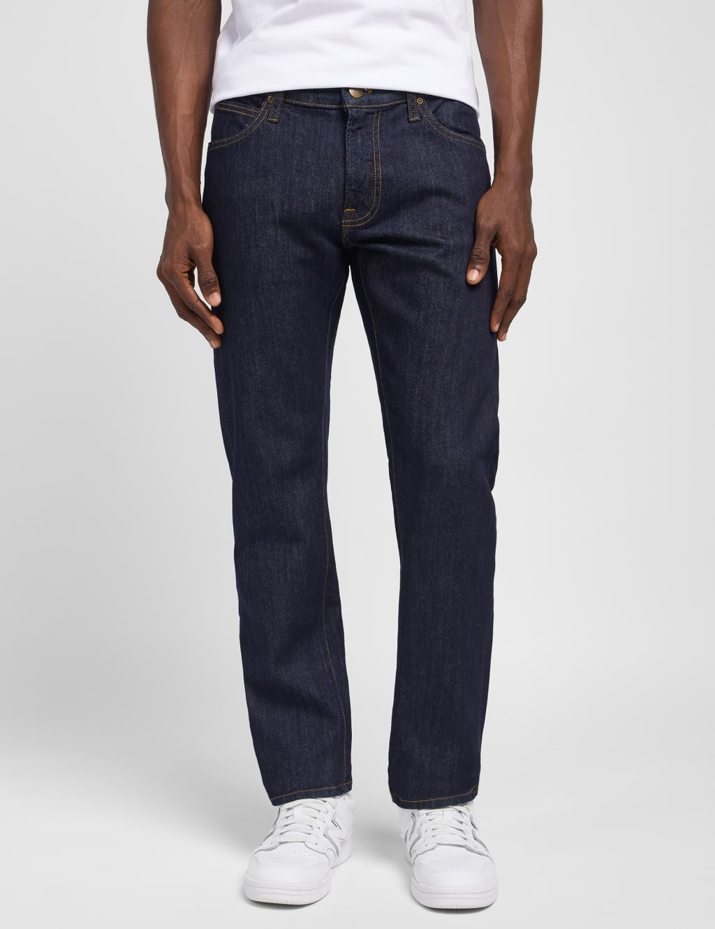 Indigo Dyed Regular Straight Fit Jeans 2 of 6