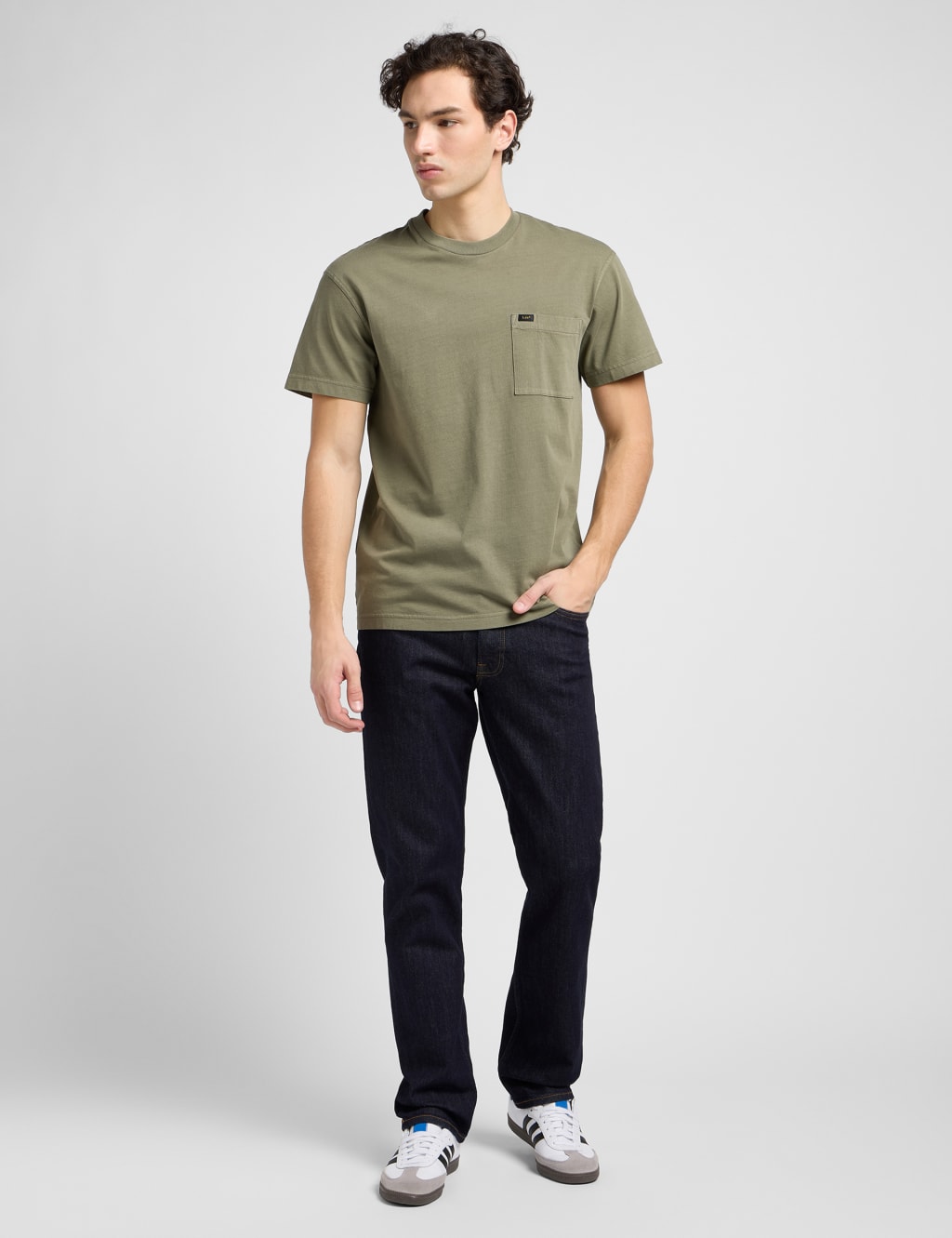 Straight Fit 5 Pocket Jeans 1 of 6