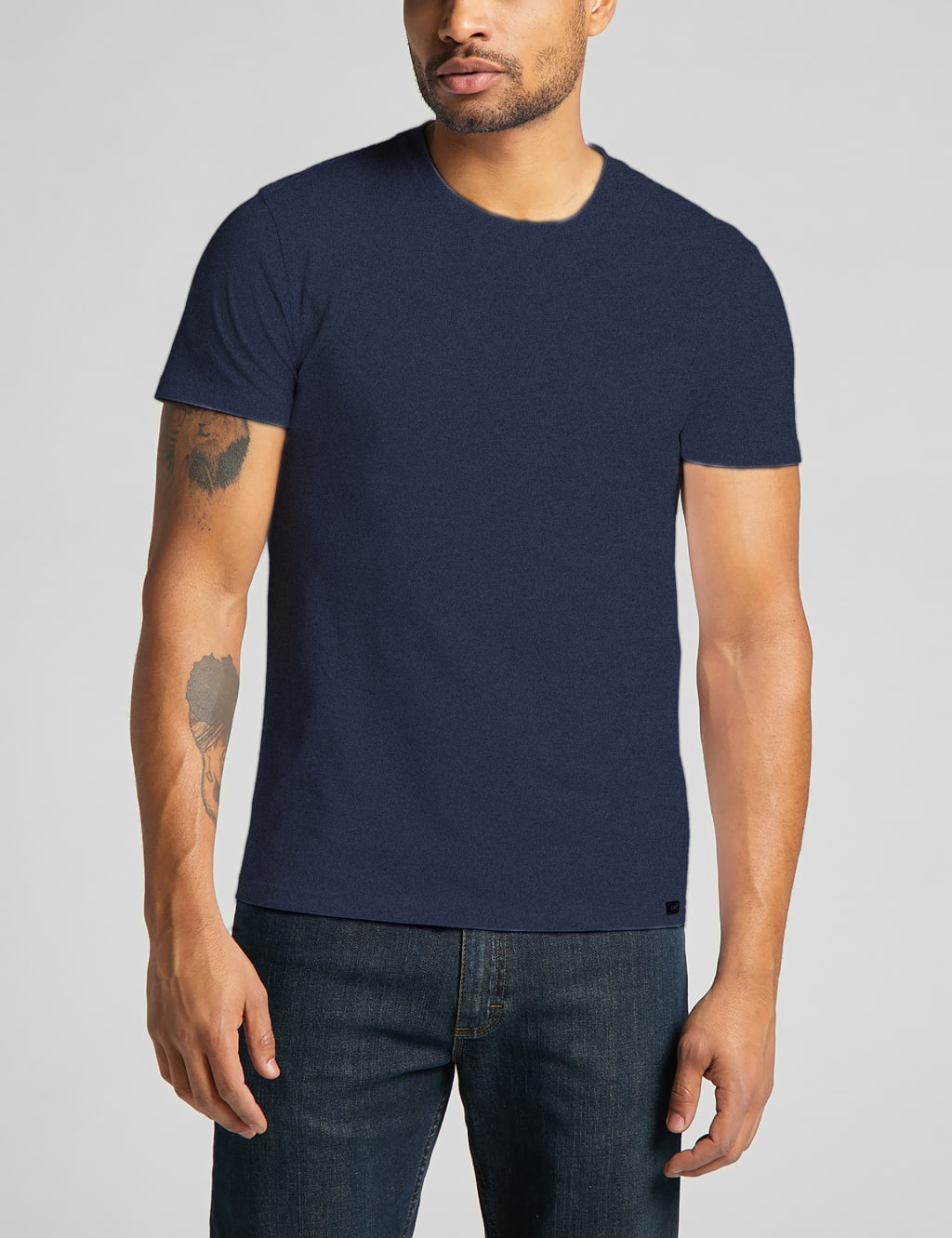 2pk Pure Cotton Crew Neck T-Shirts 3 of 6