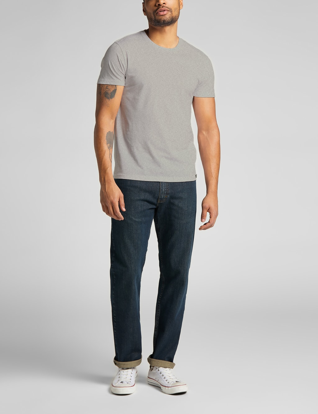 2pk Pure Cotton Crew Neck T-Shirts 4 of 6