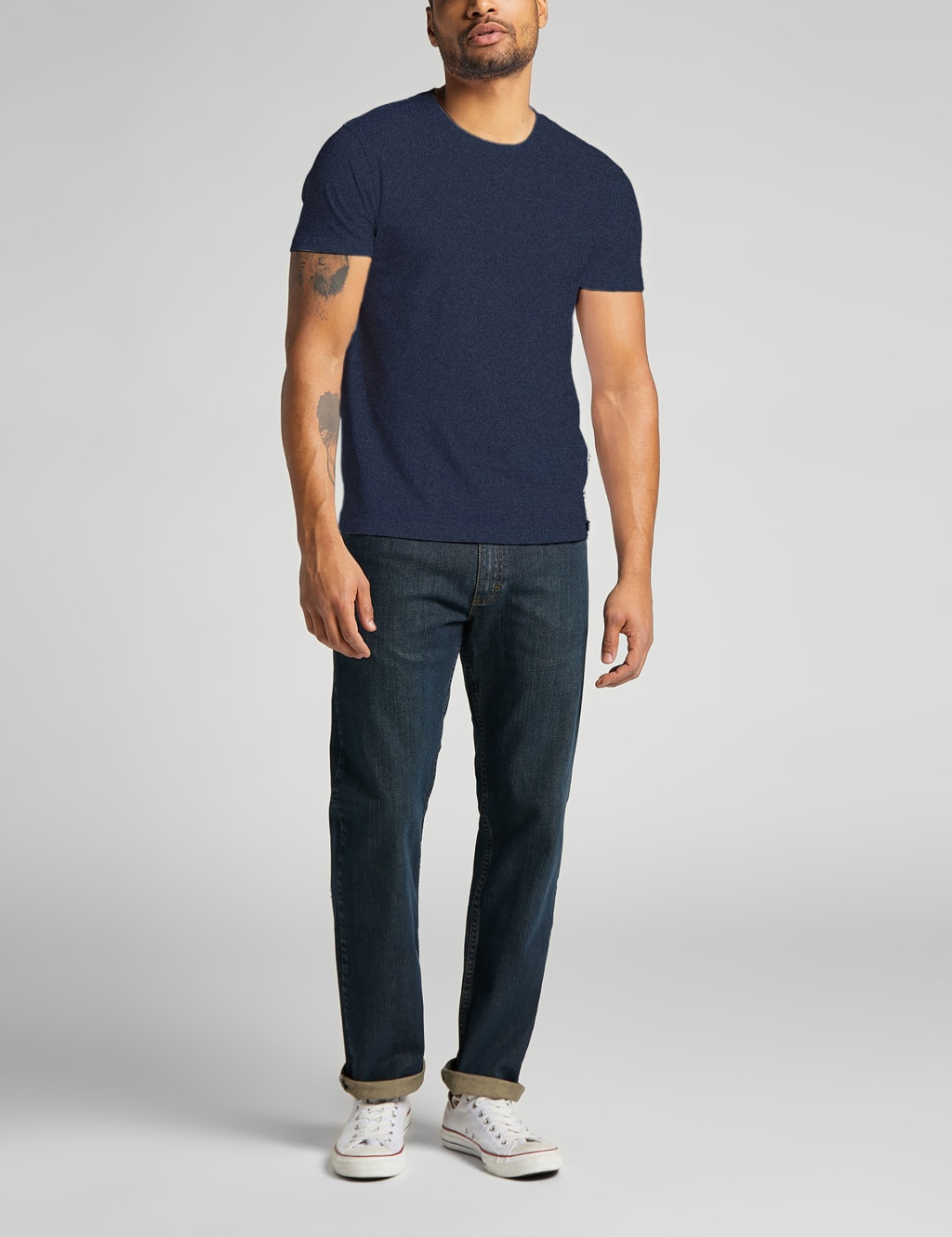2pk Pure Cotton Crew Neck T-Shirts 5 of 6