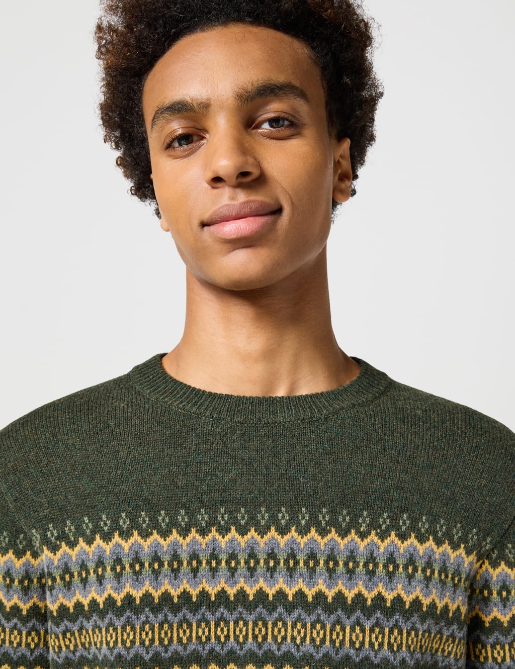 Fair isle pullover sweater hoodie for men online