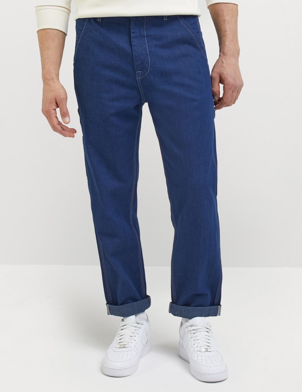 Pure Cotton Carpenter Jeans Lee M S