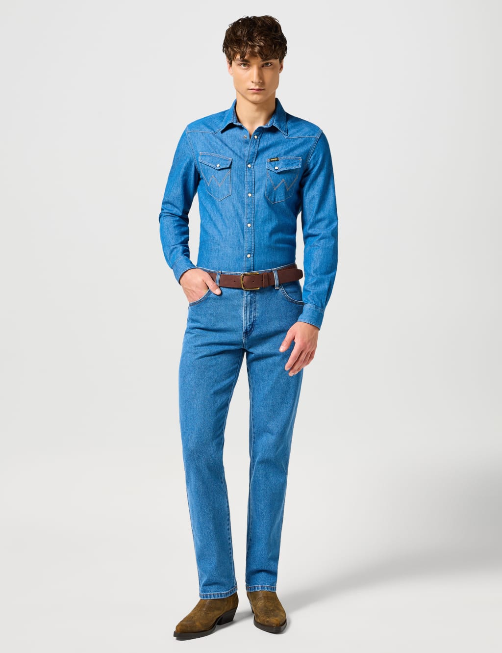 Cotton Rich Regular Fit 5 Pocket Jeans 3 of 6