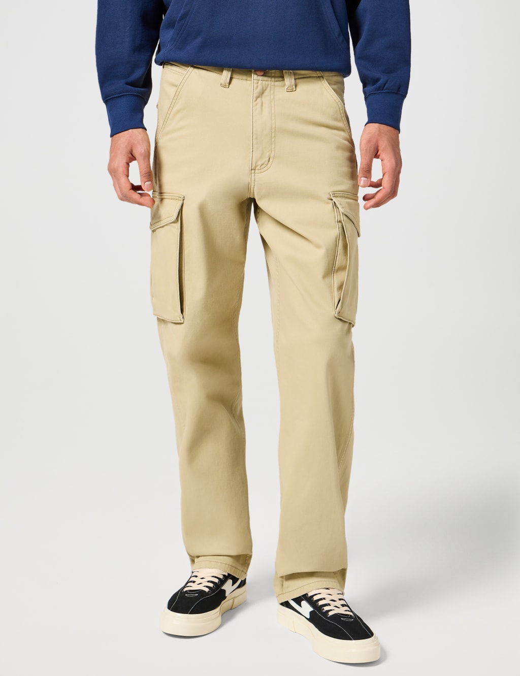 Regular FIt Cotton Rich Cargo Trousers Wrangler M S
