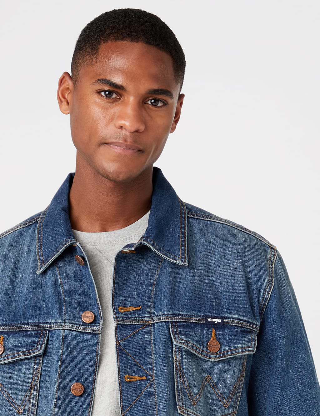 Buy wrangler denim jacket hot sale