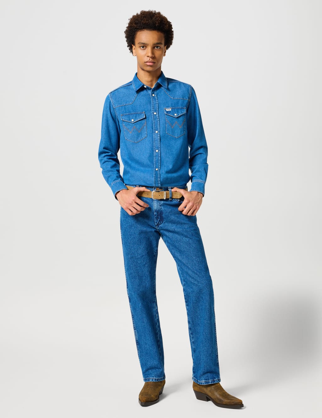 Denim Shirt Wrangler M S