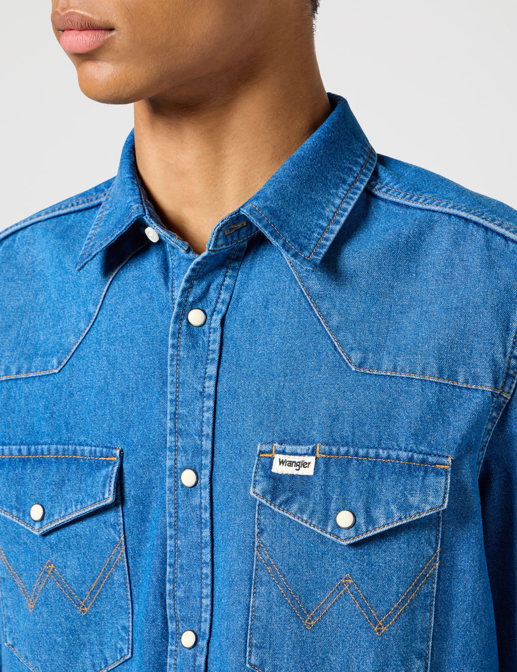 Denim Shirt Wrangler M S