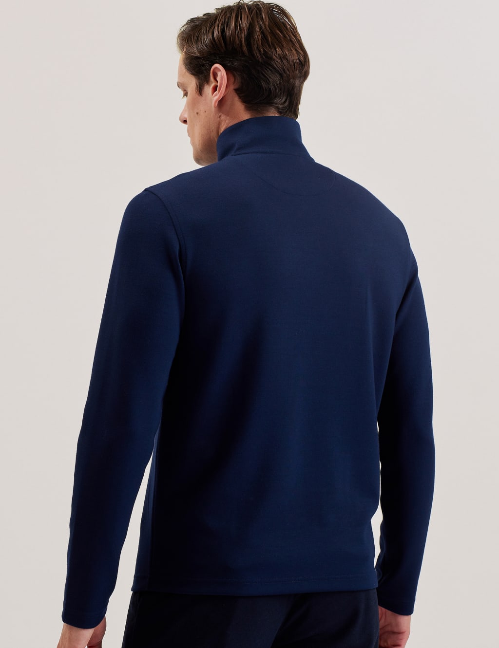 Longman Ombre Detail Half Zip Sweatshirt 3 of 3